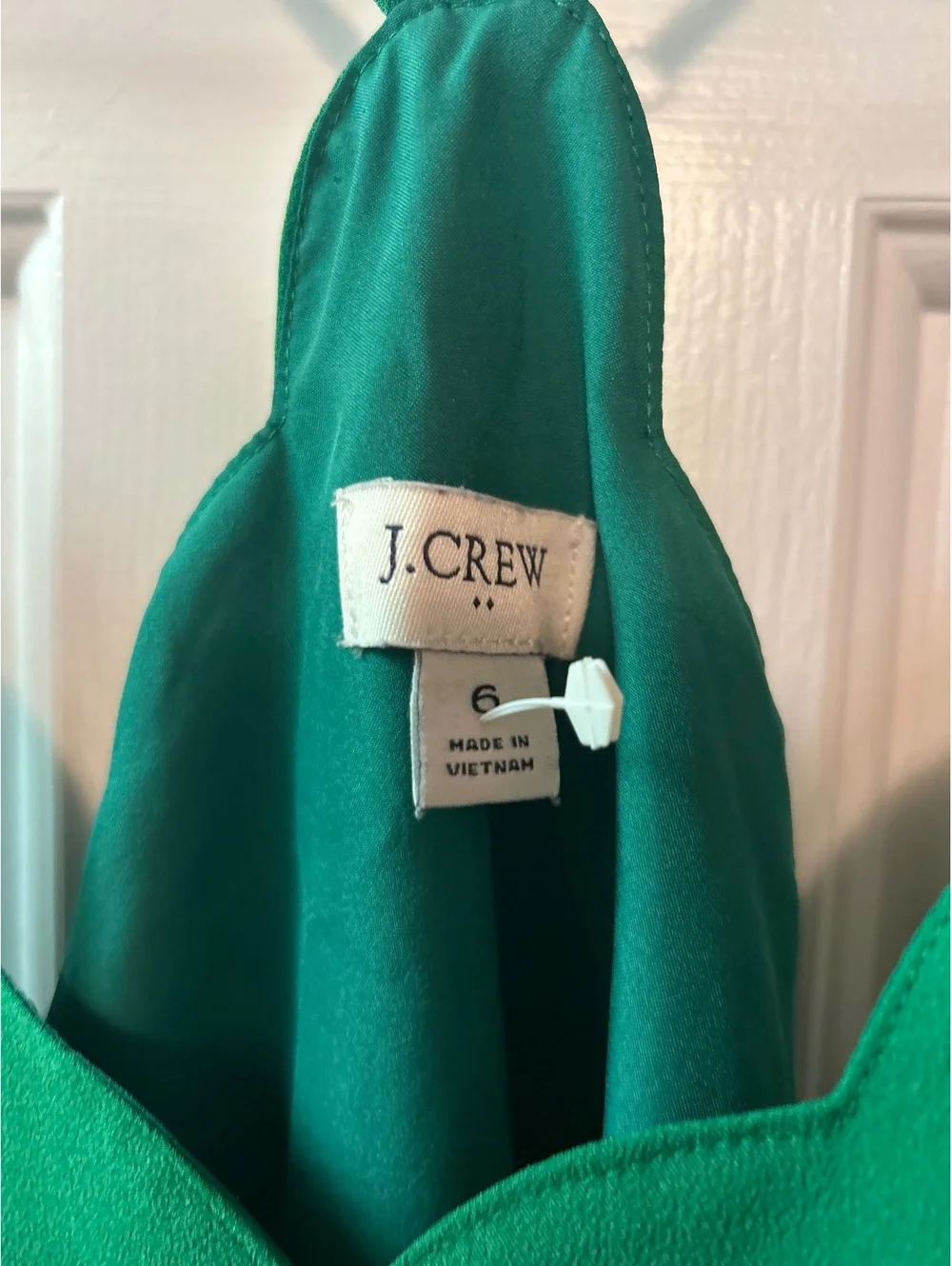 J.Crew Green Scalloped Edge Camisole Top Size 6